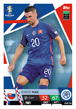 Robert Mak Slovakia Topps Match Attax EURO 2024 #SVK16